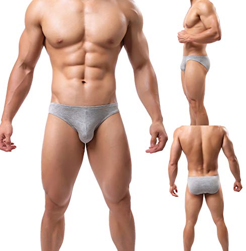 LSAMDIR Mens Bikini Briefs Silky Modal Microfiber Underwear3