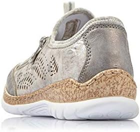 Rieker Nikita K6 Womens Slip On 38 M EU GreySilver | Image 2