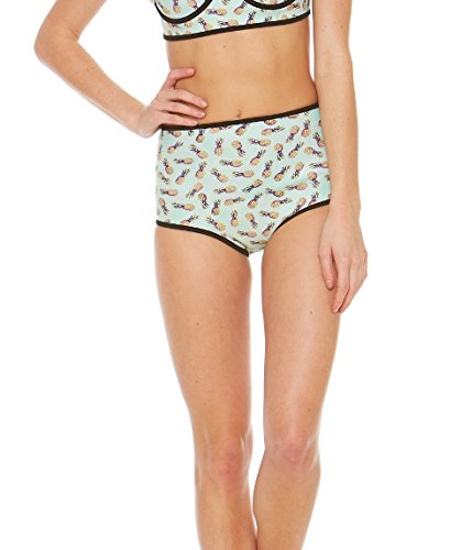 Bra Society Women's Tropic Full Coverage High-waisted Bikini Bottom
