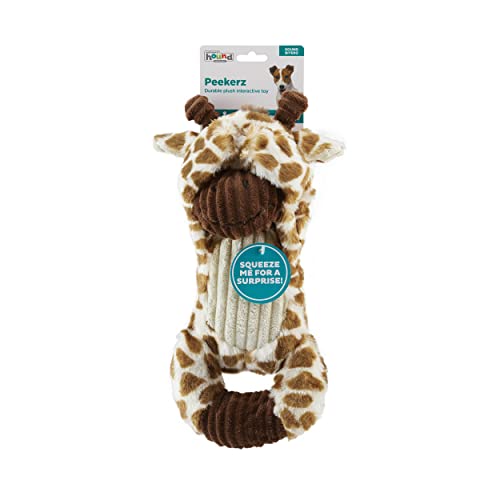 Charming Pet Peek-A-Boos Giraffe Plush Squeaky Squeeze-Action Dog Toy #TOP1