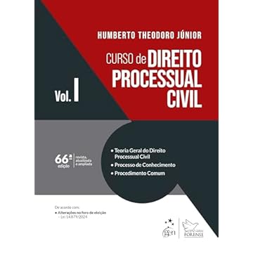 Capa do livro Curso de Direito Processual Civil Vol.1 - 66ª Edição 2025