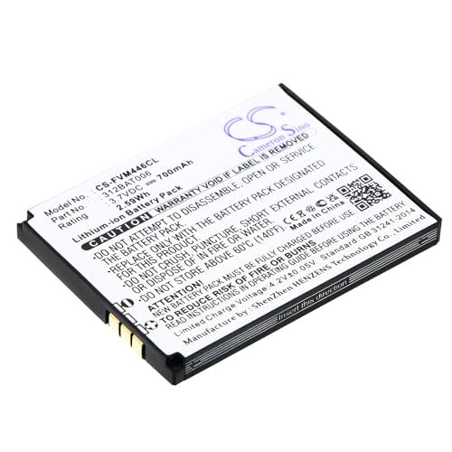 Batteria Compatibile Fritz!Fon 312BAT006: 3.7V 700mAh Agli Ioni Di Litio, Ricambio Di Qualità - 2