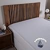 Capa De Colchão Impermeável Matelado Solteiro, Casal, Queen e King Branco Para Quartos e Hotéis (King)