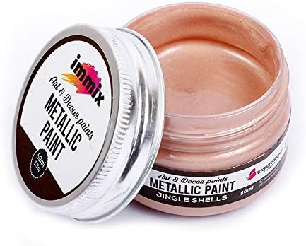immix Acrylic Metallic Colours Jingle Shells , 50 Ml , Beige.