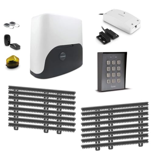 1 motorisation + 1 kit de crémaillère de 8 mètres