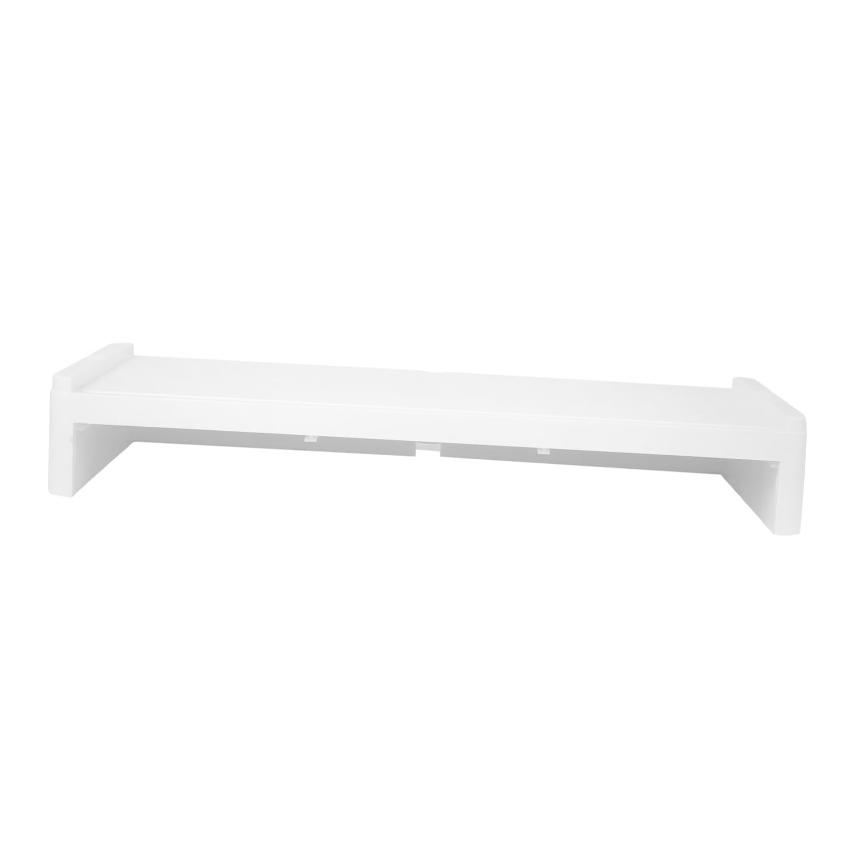 Soporte para monitor Cabilock blanco ideal para mejorar el orden en el teletrabajo en casa