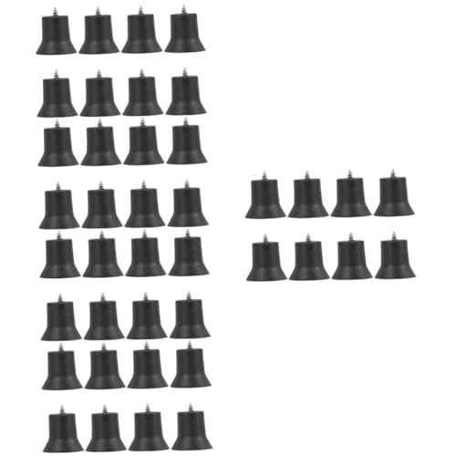 Amosfun 40pcs Stove Grate Feet Replacement Gas Burner Rubber Feet Pads High-temperature Resistant