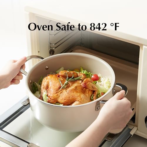 Redchef-Ceramic-Nonstick-Cookware-Set14pcs-Pots-and-Pans-Set-Non-StickInduction-Cookware-with-Stainless-Steel-HandleNon-Toxic-Kitchen-Cooking-SetDishwasher-Oven-SafePFAS-PFOA-PTFE-Free Redchef Ceramic Nonstick Cookware Set14pcs Pots and Pans Set Non StickInduction Cookware with Stainless Steel HandleNon Toxic Kitchen Cooking SetDishwasher Oven SafePFAS PFOA PTFE Free