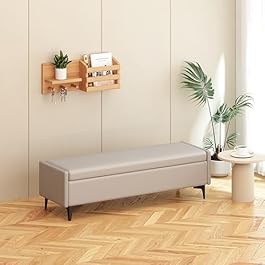 Heavy-Duty Storage Ottoman Bench Lid Chest Supports 200kg Perfect for Living Room Bedroom & Entryway nization Stylish Furniture Solution