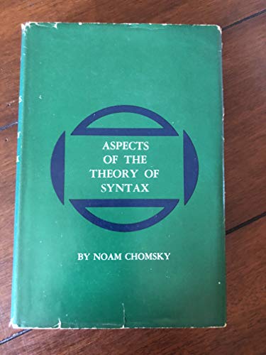 Aspects of the Theory of Syntax B013KQIOT4 Book Cover