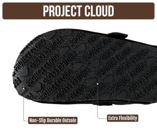 Image of Project Cloud Kids 100% Genuine Leather Non Slip Clogs with Cork Footbed