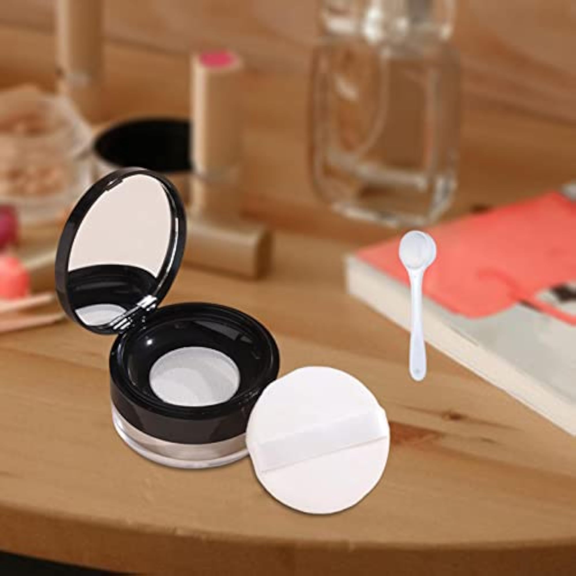 Empty Portable DIY Makeup Powder Case Refillable Convenient for Home Outdoor