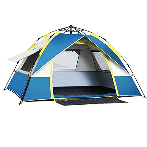 Carpa Ligera para Acampar/Viajar 2 4 Personas, Carpa de Campamento de Compra instantánea Familiar para la Playa BBQ Park pescando casa de montaña Tono de Sol Household faucets