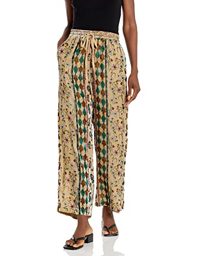 Johnny Was Women's Velvet Drawstring Pant, Multi, X-Large #TOP11