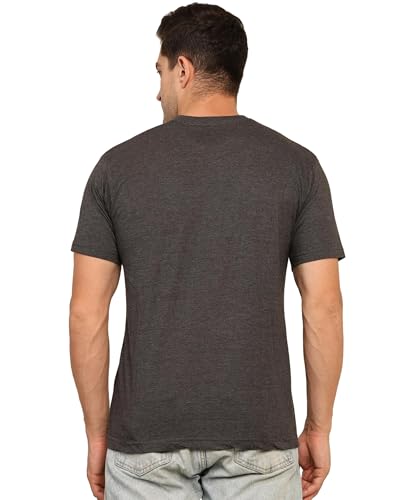 Image of Unisex Round Neck Plain T-Shirt | Combed Bio-Washed Ring Spun Cotton for Men & Women, Short Sleeves