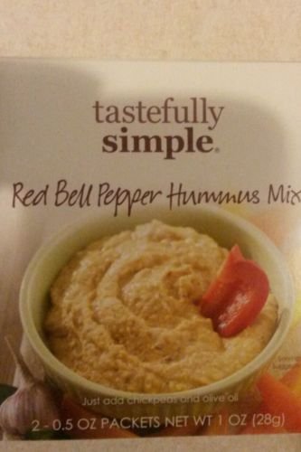 Amazon.com: Tastefully Simple Red Bell Pepper Hummus Mix 2 X .5 Oz ...
