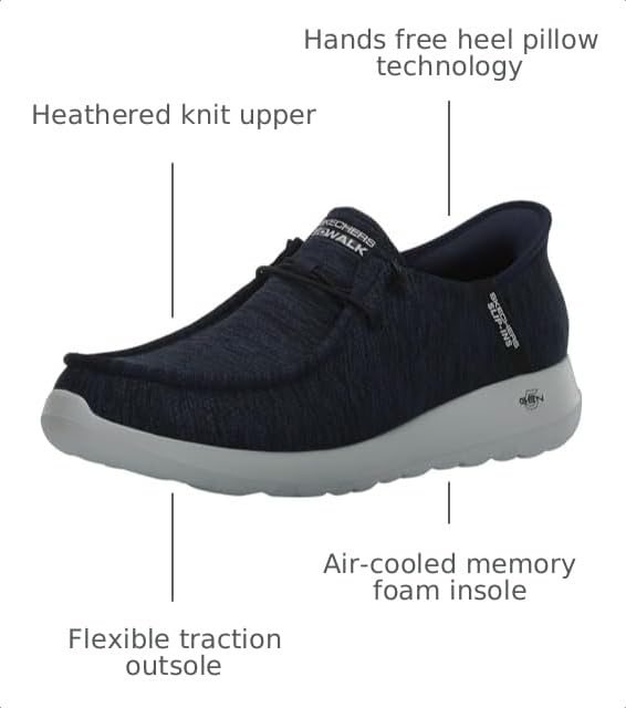 Image of Skechers Men's Go Walk Max Free Hands Slip-ins Sneaker