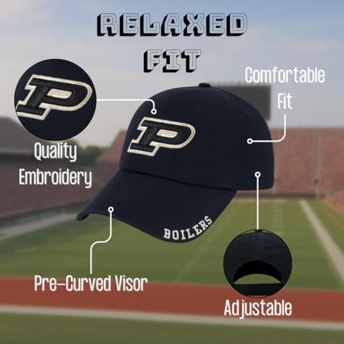 Gorra ajustable con logo Team Classic Edition Purdue miniatura 4