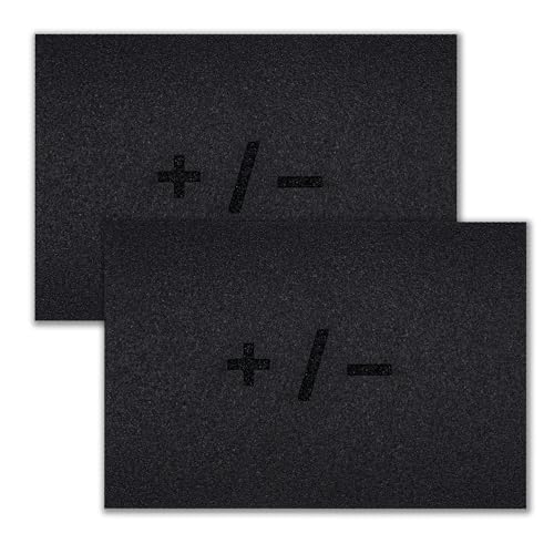 Rubber Automotive Battery Tray Pad Car Battery Protector & Acid Mat Anti Corrosion Pads for Corrosion Prevention Shock Absorber Mats - Pack of 2 (Group 31 (13 x 6.75)