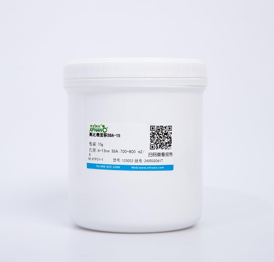 Research Grade Large Specific Surface Area SBA-15 Powder 10 Gram