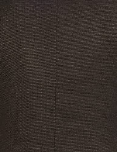 Image of Raymond Wool Blend Men's Full Sleeve Slim FIT Dark Brown Formal Suit