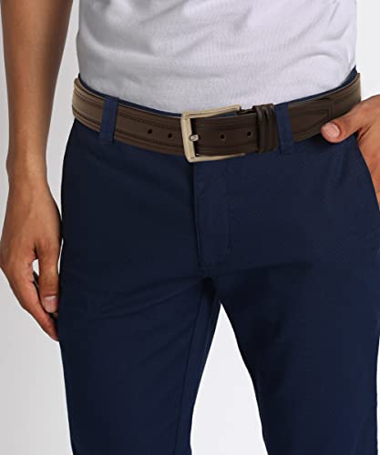 Image of GIL Original Leather Belt for Jeans casual|office wear|branded|black|brown|tan color branded for men Casual Genuine Leather Belt For Men's And Boy's