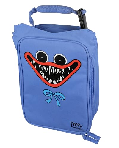 Mad Engine Poppy Playtime Huggy Wuggy Lunch Box Character Design Insulated Full Zip Tote Bag 10