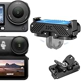 Osmo Action 6 Nano Magnetische Halterung,Schnellverschluss Magnethalterung für DJI Osmo Action 6 & Nano mit Klappbaren Befestigungen & 1/4 20 UNC für Action6 Osmonano Zubehör (Nicht für Action5/4/3)