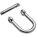 Laorde Marine Grade 316 Stainless Steel Wide D Shackle, 1/2
