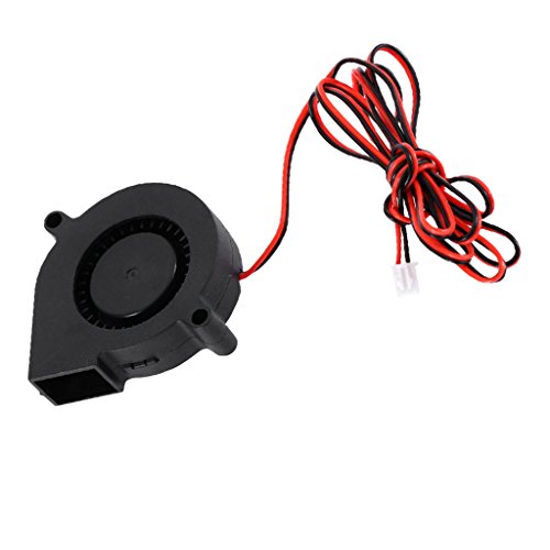 Homyl 2 em 1 ventilador de resfriamento sem escovas 24 V DC para impressora 3D Extruder, PC Desktop
