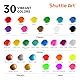 Shuttle Art Temperafarben Set, 30 Tempera Farben in Flaschen, je 60 ml, abwaschbare Kinderfarben, enthält Fluoreszierende, Metallic- und Glitzer-Farben, für Poster, Malen und Bastelprojekte geeignet