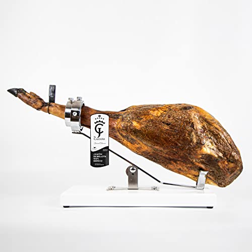 Jambon Ibérique Bellota 100% Race Ibérique. Poids pièce entière de 7-8 kgs. Jambon Ibérique de Bellota affiné pendant 36 mois. Jambons ibériques. Jambon Ibérique de Bellota. Jambon Espagnol. Jambons