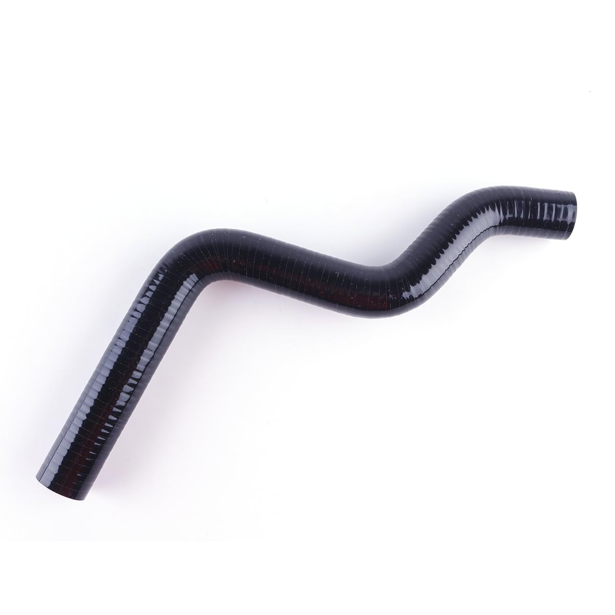 Per YAMA HA FZ6 S2 2008 Silicone Radiatore del liquido di raffreddamento 3 strati Kit tubo (nero)