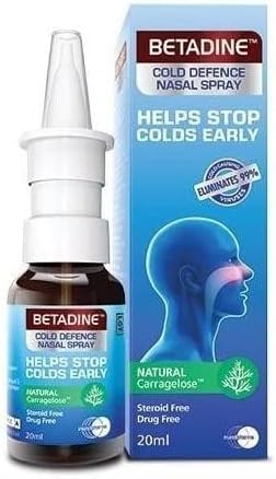for Betadine Cold Defence Nasal Spray 20ml (Packaging May Vary)