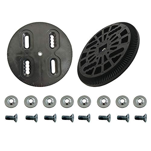 UP100 Snowboarding Binding Disc Set Black Disc (Pair) Binding Spare Parts Mounting Plates Strap-in Technine