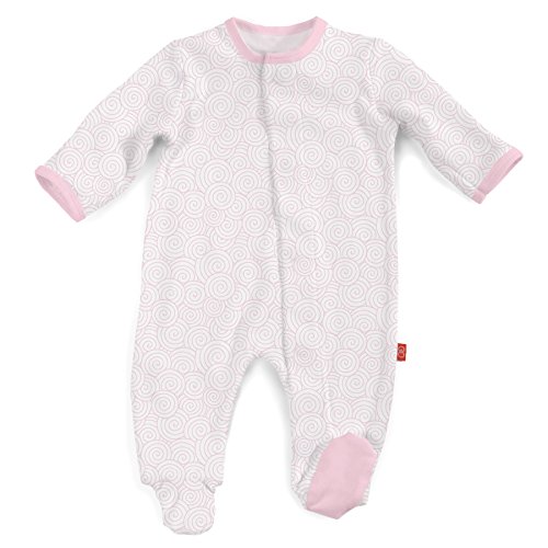 Image of Magnificent Baby Boy 100% Cotton Footies with Magnetic Easy Close