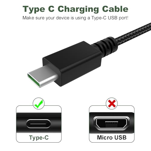 Gneinour RAZER-TYPEC-1.8M Type C Charging Cable Compatible With Razer Blackwidow V3 Pro, Deathstalker V2 Pro, Ducky One 2 Sf, One 2 Mini Pro Mechanical Keyboard thumb #2