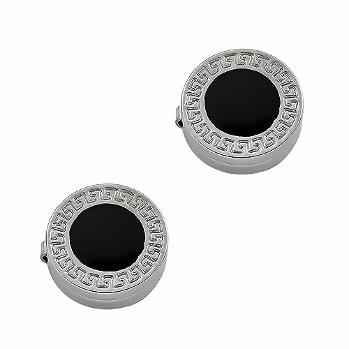 Button cover Mens Enamel black Button covers Used for Formal Business Wedding Tuxedo Shirt cuffs buttons cover
