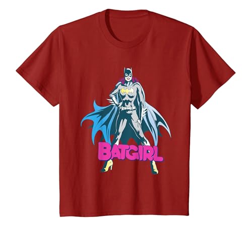 DC Originals Batgirl Camiseta Camiseta, Niños, Arándano, 2 años