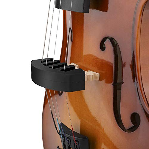 8 Pack Rubber Viool Practice Mute Set, Inbegrepen 2 x Claw Style Mute en 6 x Viool Finger Guide Sticker voor Viool… - Image 7