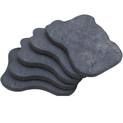 5 Pcs Stepping Stones Outdoor - Guanjiapo Rubber Non Slip Garden Walkway Stones