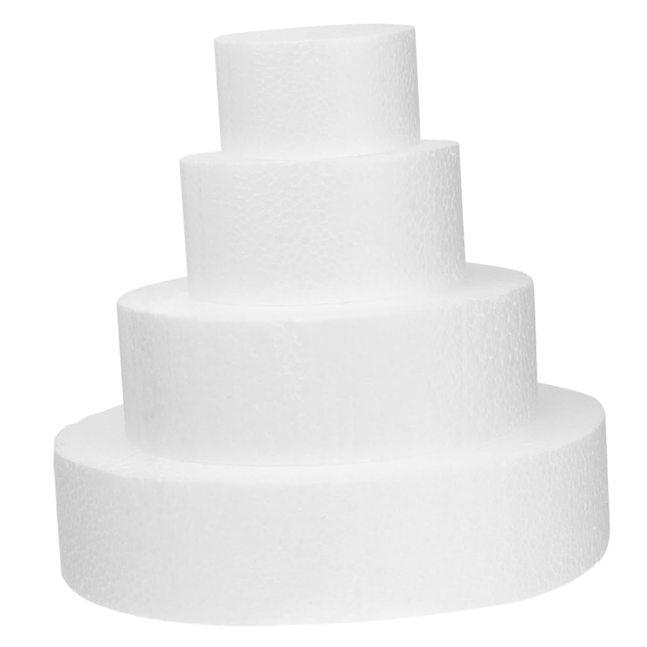 Zerodeko 12stücke Runde Schaumstoff-kuchenmodelle Dekorationsübung Für Tortendesign Flexibel Glatt Für Hochzeit Backzubehör Für Anfänger Und Profis