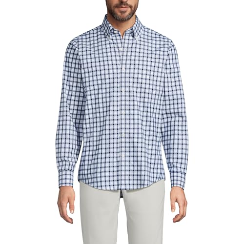 Lands' End Mens Traditional Fit No Iron Twill Shirt...