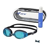 [ビュー] 【Amazon.co.jp 限定】 スイミングゴーグルセット VA1601AMBK [ ゴーグル くもり止め 調整ストラップ オリジナル3点セット ]