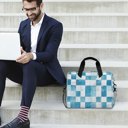 Maletín para laptop 15.6 pulgadas azul claro con cierre miniatura 3