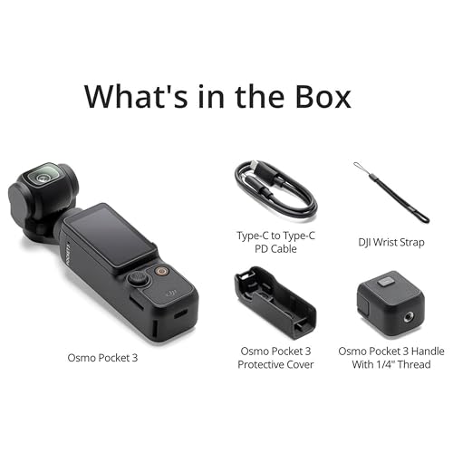 Image of DJI Osmo Pocket 3, Vlogging Camera, 4K /120fps Vlog Camera, 3-Axis Stabilization, Face /Object Tracking, + 128GB Memory, 2pc Mic, Software + More (Podcast Vlogging Bundle)