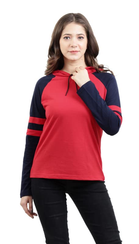 base 41 Women's Hooded Sweatshirt(Sweat_HOODLINE_RED_XL_RED_X-Large)-picture-17