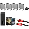 Sony BRAVIA Theater Quad with 16 Total Speakers HTA9M2 Bundle with Sub 7 Wireless Subwoofer, Deco Essential 26 Month CPS Protection Pack, 2X HDMI Cable and Deco Gear Home Theater Beginner's Guide