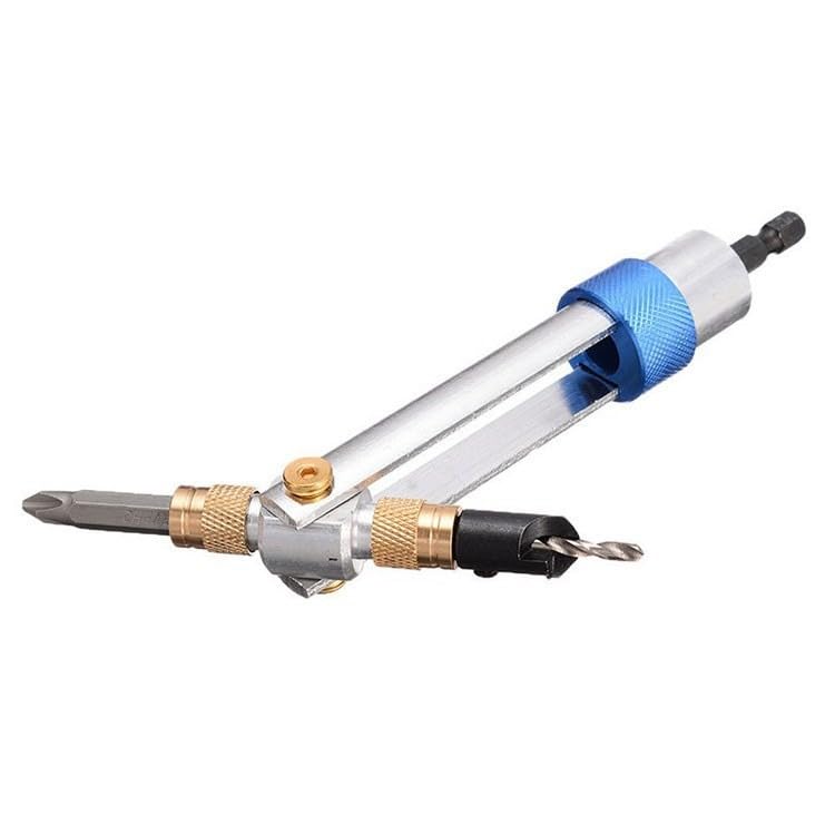 20PC HSS Countersink Screwdriver Conversion Set - Dual-Use Quick-Change Electric Bit Kit for Drilling & Screwdriving