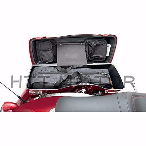 Juego organizador para tapa de alforjas y maleta de viaje LA01-Negro compatible con Harley Touring 1993-2013 miniatura 5